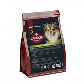 Сухой Корм Landor Adult Dog для взрослых собак мелких пород с индейкой и ягнёнком