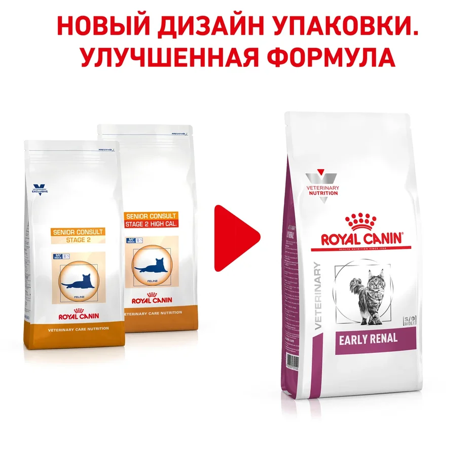 Корм Royal Canin Early Renal для кошек при ранней стадии почечной  недостаточности ранней – купить в Москве, цены | Интернет-магазин Динозаврик