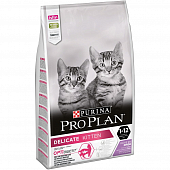 Сухой корм Pro Plan для котят с чувствительным пищеварением или с особыми предпочтениями в еде, с индейкой ПРОМОПАК