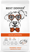 Корм Best Dinner Adult Dog Medium&Maxi Duck&Potato для взрослых собак средних и...