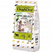 Сухой Корм Dog&Dog Expert Premium Opti-Select для взрослых собак с ягненком