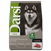 Корм Darsi Active для активных собак всех пород с телятиной