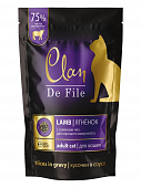 Паучи Clan De File для кошек с ягнёнком и семенами чиа для хорошего иммунитета кусочки...