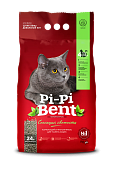 Комкующийся наполнитель Pi-Pi-Bent Fresh Sensation с ароматом свежих трав и цветов Комкующийся наполнитель Pi-Pi-Bent Fresh Sensation с ароматом свежих трав и цветов