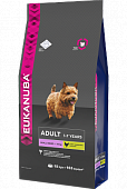 Сухой Корм Eukanuba Adult Small Breed для взрослых собак мелких пород с домашней птицей