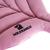 Лежанка Mr.Kranch для собак "Листочек" большая двусторонняя, размер 120х73х6см, розовая