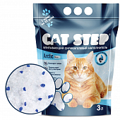 Наполнитель Cat Step Arctic Blue для кошек впитывающий силикагелевый