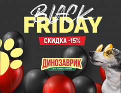 Чёрная пятница! Скидка 15% на ограниченный ассортимент!