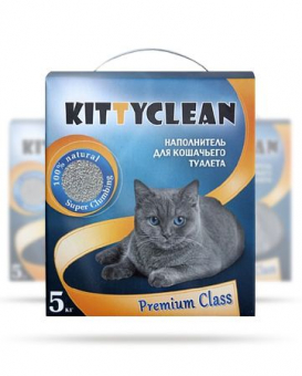 Наполнитель Kitty Clean Premium Class для кошачьего туалета