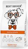 Сухой Корм Best Dinner Adult Dog Medium&Maxi Duck&Potato для взрослых собак средних и...