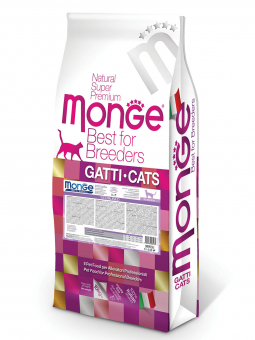 Корм Monge Daily Line Cat Sterilized для стерилизованных кошек и кастрированных котов с курицей для заводчиков