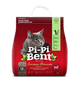 Комкующийся наполнитель Pi-Pi-Bent Fresh Sensation с ароматом свежих трав и цветов Комкующийся наполнитель Pi-Pi-Bent Fresh Sensation с ароматом свежих трав и цветов