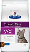 Сухой Корм Hill's Prescription Diet Y/D для кошек. При заболеваниях щитовидной железы