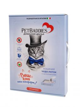 PetBaddies кошачий лоток с наполнителем «бетонитовый»