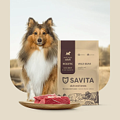Корм Savita Holistic Adult Dogs Wild Boar беззерновой для взрослых собак с мясом...
