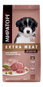 Корм Мираторг Pro Meat для щенков средних пород с нежной телятиной