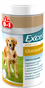 Витамины 8in1 Excel Glucosamine для собак, поддержание суставов
