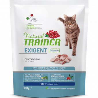 Корм Natural Trainer Exigent Cat Fresh White Meats для привередливых кошек со свежим белым мясом