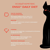 Паучи Enso Daily Diet для взросл кошек для здоровья печени кусочки в соусе с индейкой