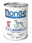 Банка Monge Dog Monoprotein Solo для собак из ягненка
