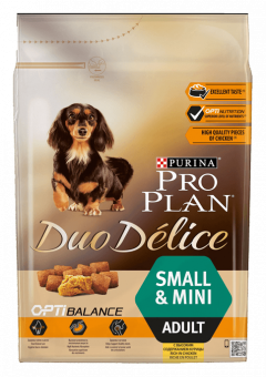 Сухой корм Pro Plan Duo Delice для взрослых собак мелких и карликовых пород, с высоким содержанием курицы