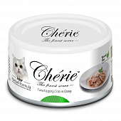 Банки Pettric Cherie Hairball Control для кошек с тунцом и мясом краба в подливе для выведения шерсти