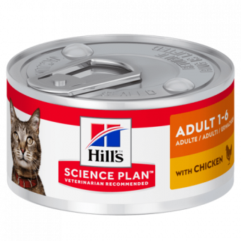 Консервы Hill's Adult Chicken для кошек с курицей