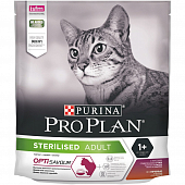 Сухой корм для кошек PRO PLAN Sterilised для стерилизованных кошек с уткой и печенью