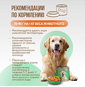 Банки Dog Lunch Здоровое меню для собак с индейкой и цукини в соусе