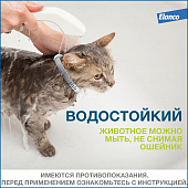 Водостойкий ошейник Форесто для кошек от клещей, блох и вшей
