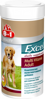Мультивитамины 8in1 Excel Multi Vit Adult для взрослых собак