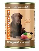 Банки Dog Lunch экспресс-обед для собак с говядиной и лапшой