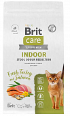 Корм Brit Care Cat Indoor Stool Odour Reduction для взрослых кошек с индейкой и...