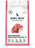 Корм Bowl Wow для щенков средних пород с индейкой, ягнёнком, рисом и брусникой