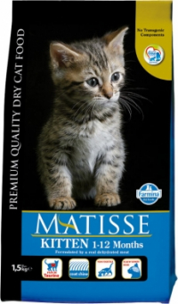 Корм Farmina Matisse Kitten для котят с курицей и рыбой