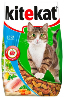 Корм Kitekat для кошек "Улов рыбака"